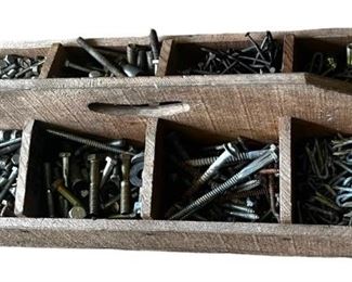 Vintage Wooden Tool Caddy