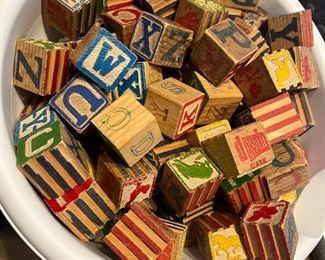 Vintage Letter Blocks