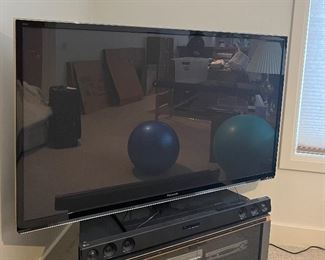 Panasonic Flat Screen TV & LG Sound Bar