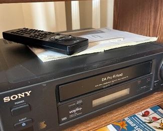 Sony VCR Player