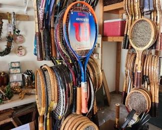 Over 500 tennis rackets!