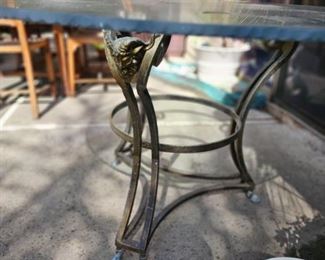 Round Glass table