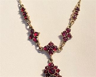 Garnet necklace 