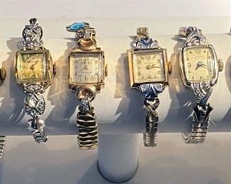 Selection of 10k gold watches 