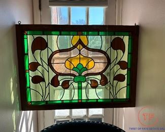 Original Stained-Glass Window by KATHY LIPPOLD