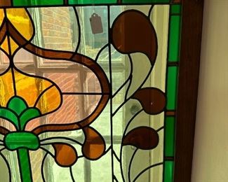 Original Stained-Glass Window by KATHY LIPPOLD