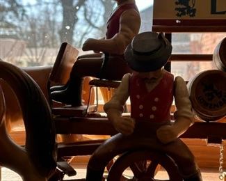 1920's LOWENBRAU Beer Advertising Horse Drawn Wagon