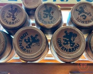 1920's LOWENBRAU Beer Advertising Horse Drawn Wagon