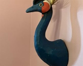 Cody Foster & Co Wall Mount Papier Mache Crane