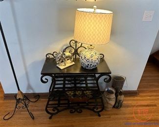 Wrought Iron Wall Table