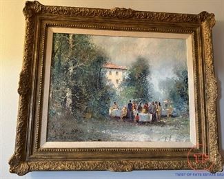 Original Oil on Canvas by WILLI BAUER