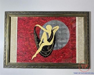 Original Collage Art Nude by BILL CHAPO