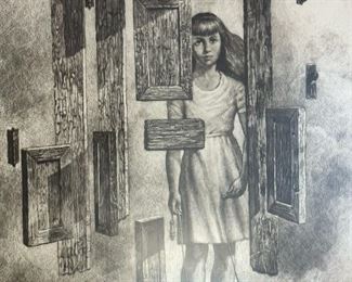 CURT FRANKENSTEIN Etching "Awakening"