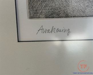 CURT FRANKENSTEIN Etching "Awakening"