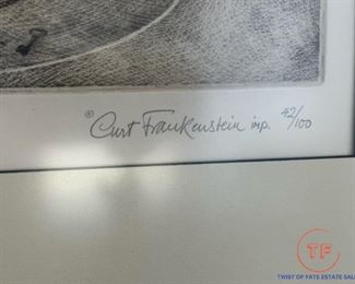 CURT FRANKENSTEIN Etching "Awakening"