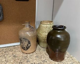 Signed Pottery Pieces