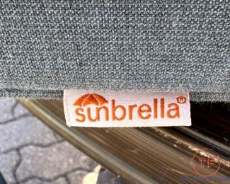 Cast Aluminum Patio Set with Fire Pit Table - Swivel Rocker Chairs