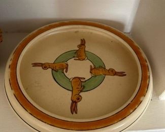 ROSEVILLE Child's Bunny Plate