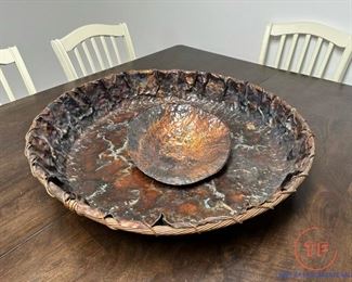 Decorative Copper Art Center Piece 