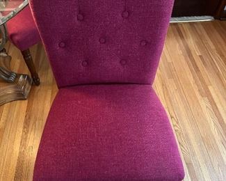 Contemporary Glass Topped Table Set with Wrought Iron Base