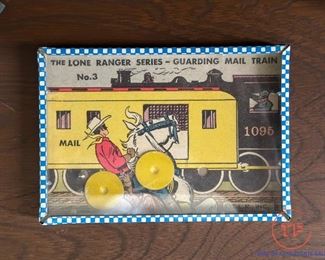 Lone Ranger Series NO 3 "Guarding Mail Train" Pocket Game by T.L.R. Inc