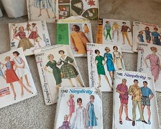 1960s 1970s Dress Making Patterns Sewing Patterns McCalls Simplicity
