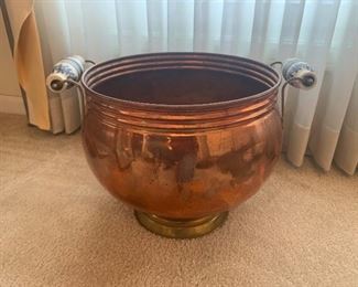 Copper Delft pot