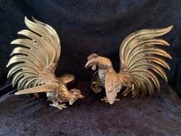 Brass Roosters