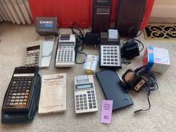 vintage Casio Texas Instrument Calculators