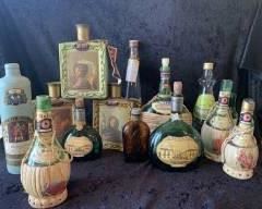 Vintage Liquor and Wine Bottles