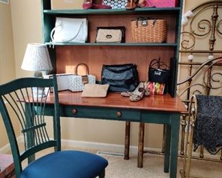 Canadian crafted desk with removable Hutch, Kate Spade collection of bags lots more designer labels available.  Michael Kors, Coach, Tom's
