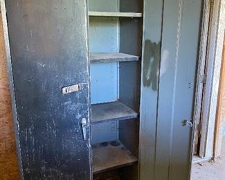 Old metal lockers 