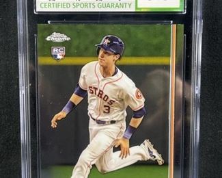 2019 Topps Chrome Kyle Tucker Rookie CSG 9.5 Gem