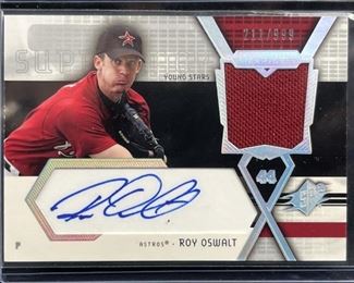 2004 SPx Roy Oswalt Autograph w/ Jersey #/999