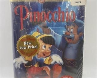 Sealed pinocchio VHS