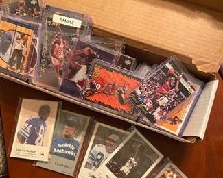 Assortment of sports cards, collectibles and memorabilia