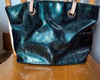 Green Michael Kors handbag