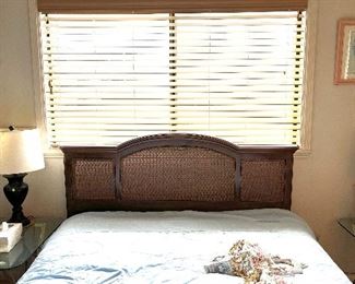 Vintage, wicker bed frame