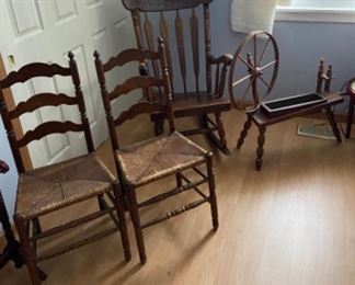 Chairs and furniture 