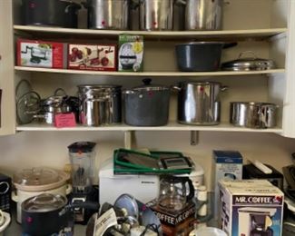 Commercial and personal pots and pans