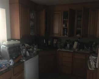 It's kinda hard to see in the kitchen with no electricity.