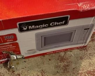 One of three new Magic Chef microwaves