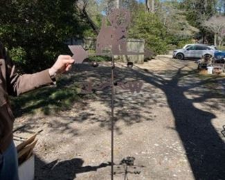 Westie weather vane