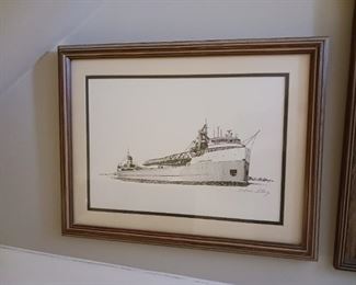 J. Clary nautical limited edition print 