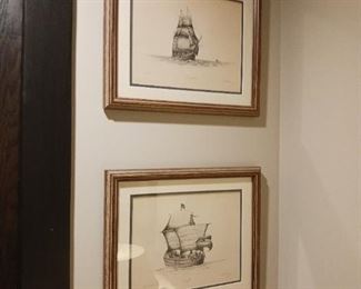 J. Clary nautical limited edition print 