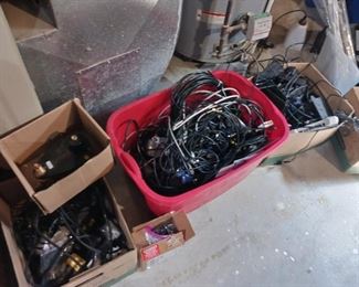 Spare computer cables and wire