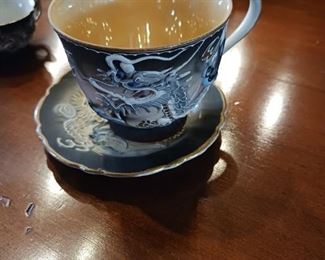 Oriental Dragon teacup