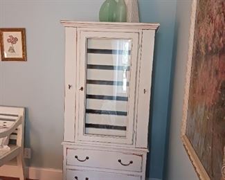 Pottery Barn jewelry cabinet / lingerie chest