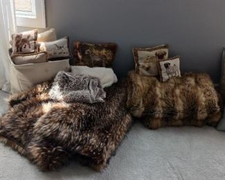 Fuzzy furry comforter