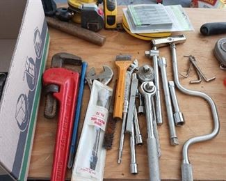 Hand tools wrenches and sockets sets